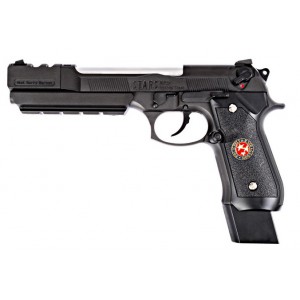 Страйкбольный пистолет BioHazard M92 Extended/Comp version Black [WE-M92-SPL-1 - Black]